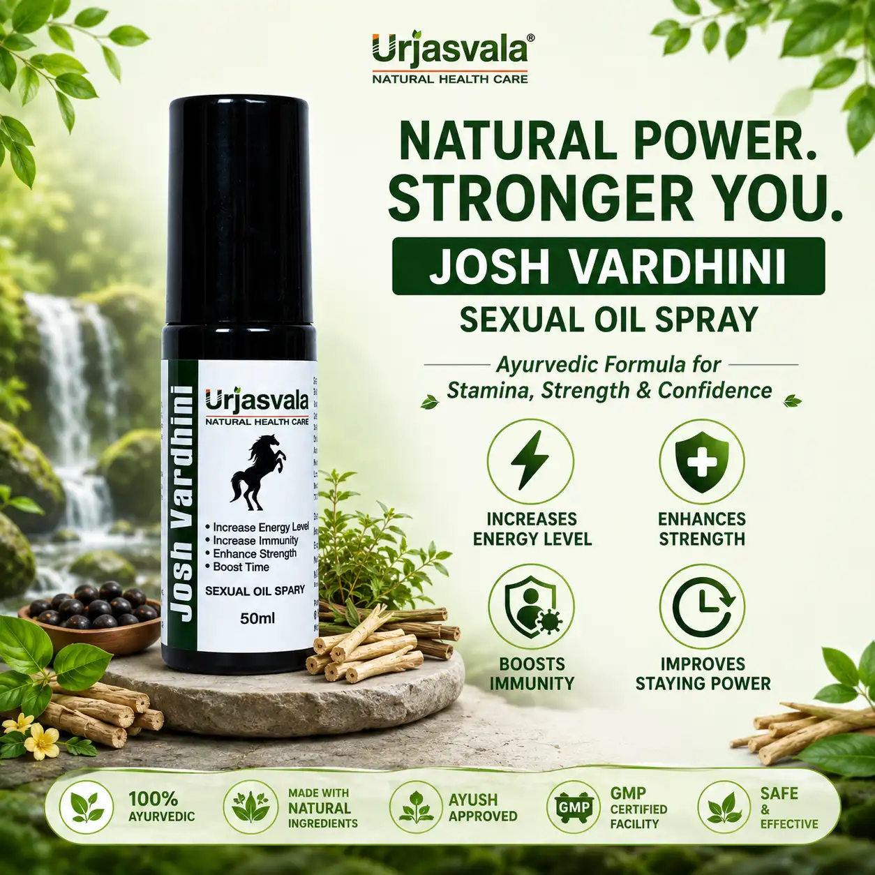 Best Ayurvedic Josh Vardhini Oil for Men