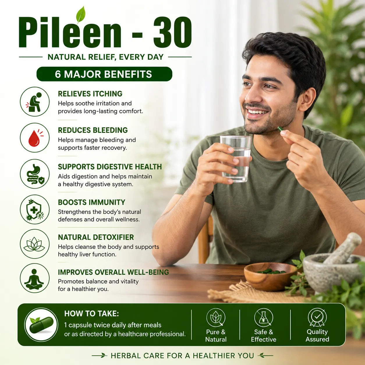 How to Use Urjasvala Pileen-30 Capsules