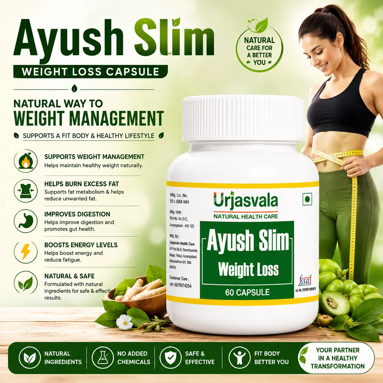 Best Ayurvedic Ayush Slim Capsules