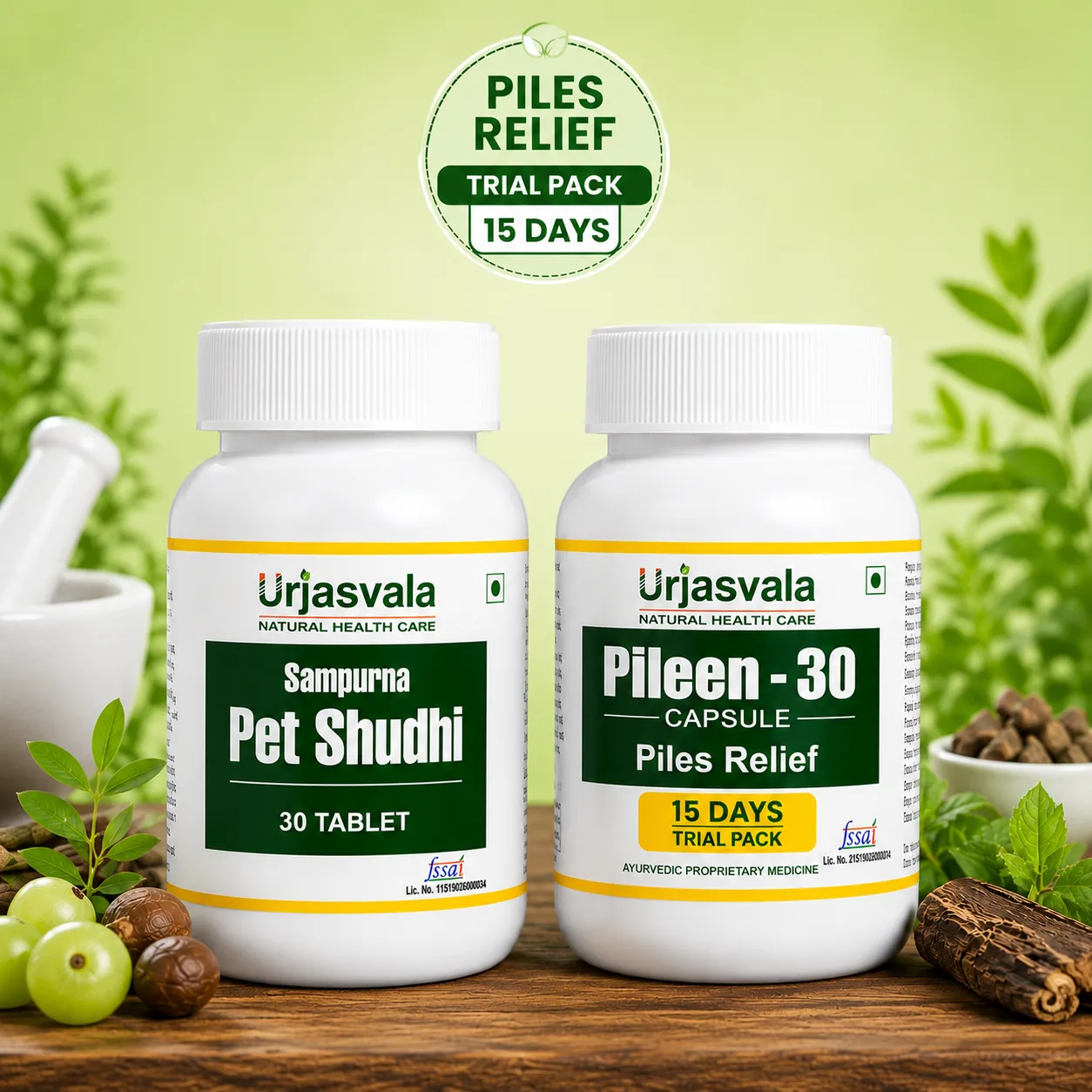 Urjasvala Piles Relief Kit Ayurvedic Treatment for Piles