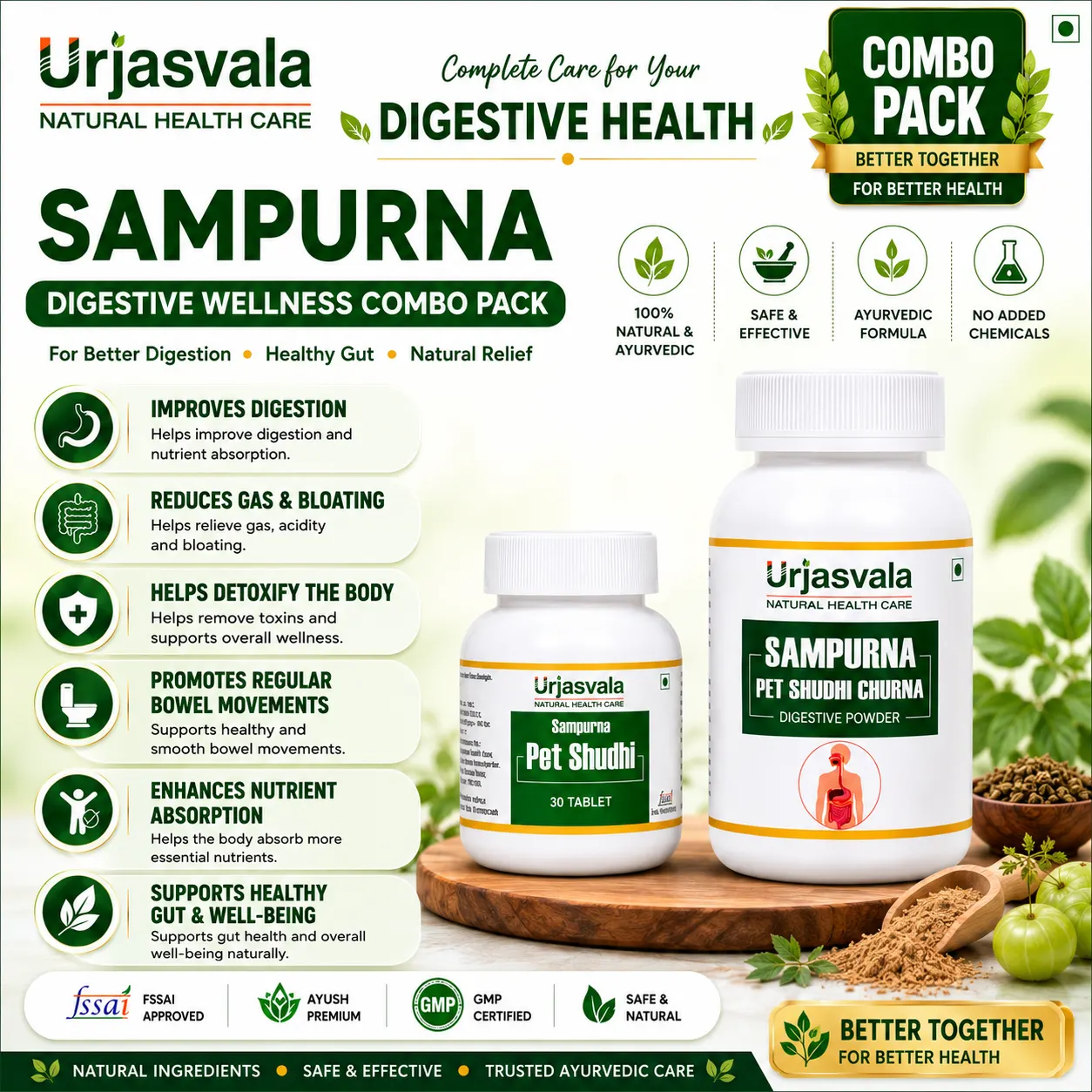 Urjasvala Digestion Combo Benefits