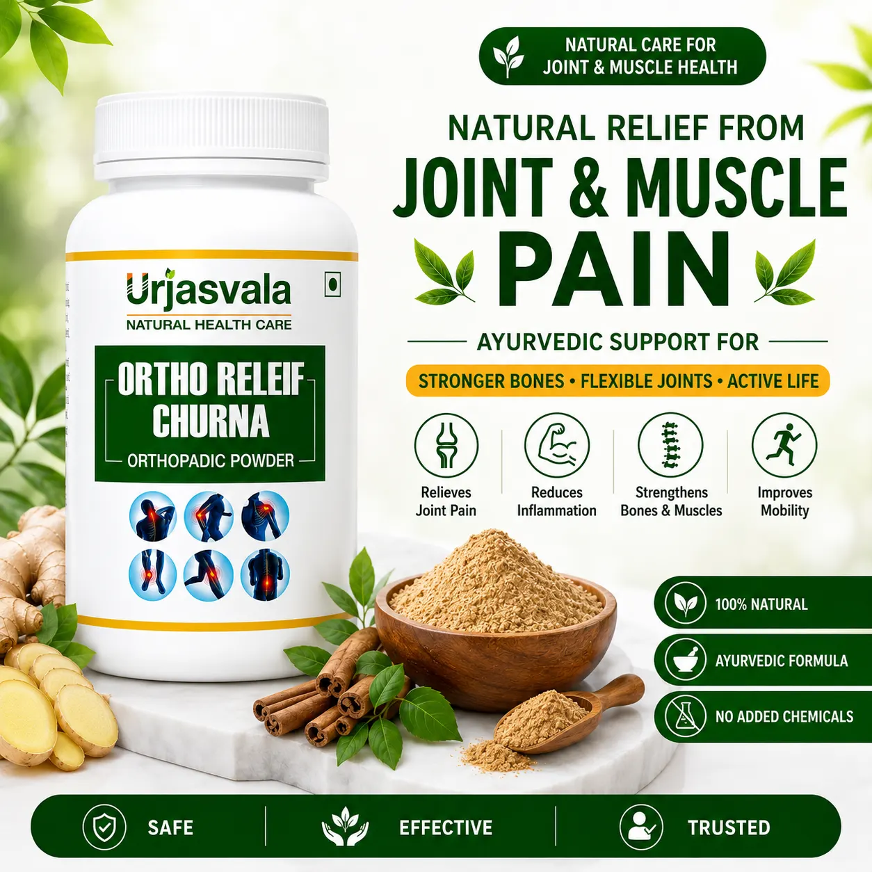 Best Ayurvedic Ortho Relief Churna for Joint Wellness