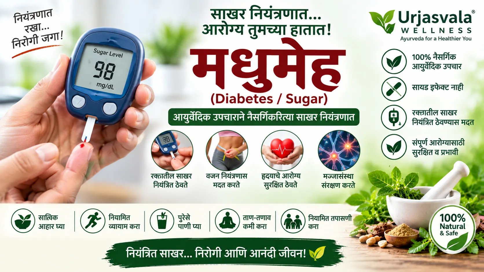 मधुमेह (Diabetes) म्हणजे काय? कारणे, आहार
