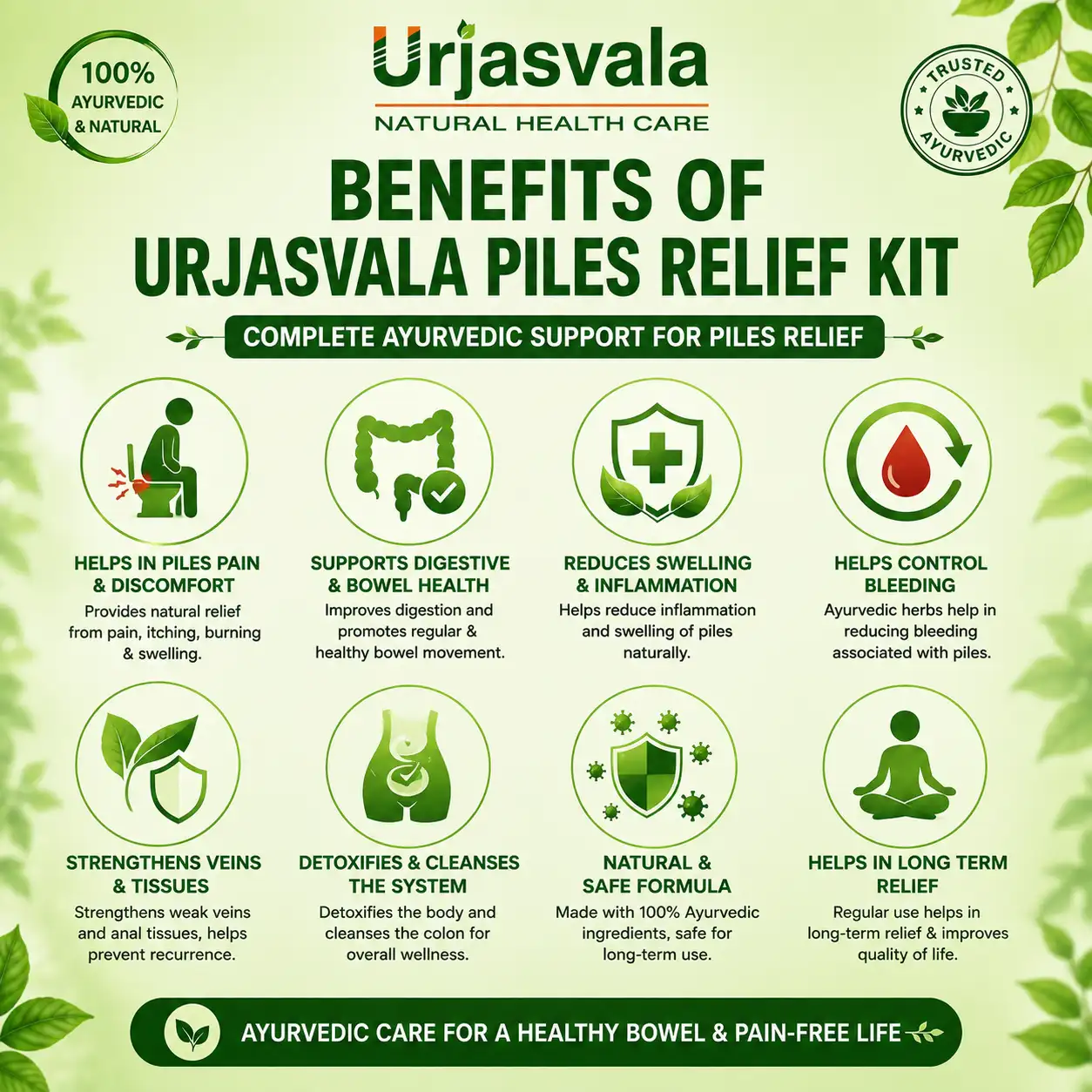 Piles Relief Kit benefits for digestive and piles wellness